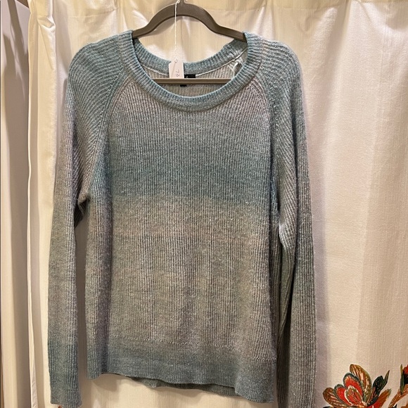 Rails Crew neck Light Blue Ombré w light purple Sweater XL - Picture 2 of 7